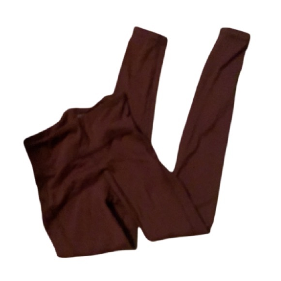 Nwot Lucky Brand Burgundy Butter Soft Skinny Leggings - Picture 4 of 4